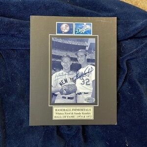 Sandy Koufax Whitey ford   Autographed Pho…